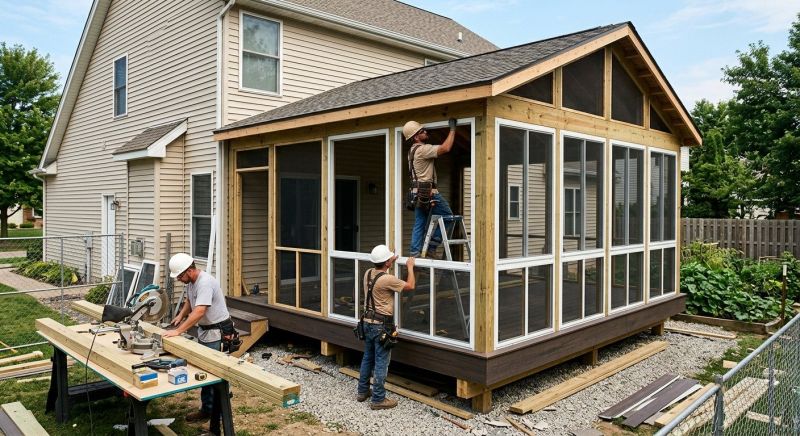 Enclosed Porch Installation in Cincinnati, OH